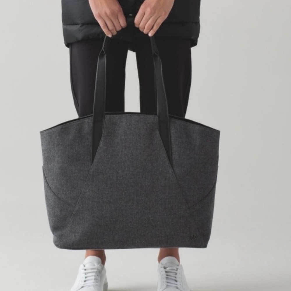 Stylish Gray Tote Bag